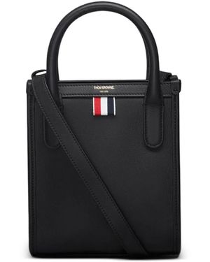 Thom Browne Vertical Tote Bag - Schwarz
