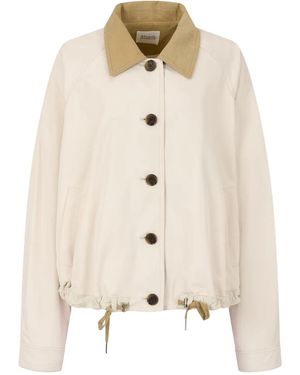 Studio Tomboy X Veste Ceinturée À Col En Velours Côtelé - Neutre