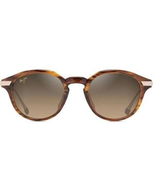 Maui Jim Round-Frame Sunglasses - Brown