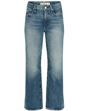 AMO Robbie Wash-Effect Jeans - Blue