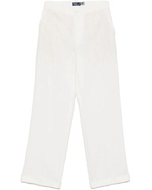 Polo Ralph Lauren Relaxed Straight-Leg Trousers - White