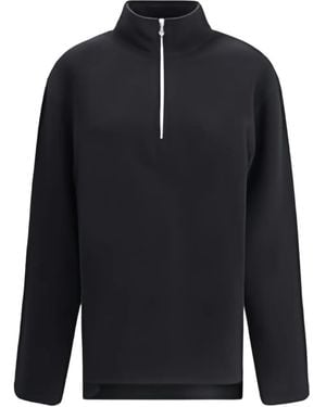 Rier Half-Zip Pile Athletic Jacket - Blue