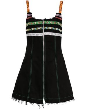Cormio Abito Corto Denim Lindsey - Nero