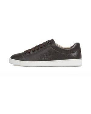Brioni Sneakers Aus Hirschleder - Braun