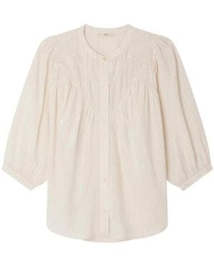 Sessun Blouse Savi À Rayures - Natural