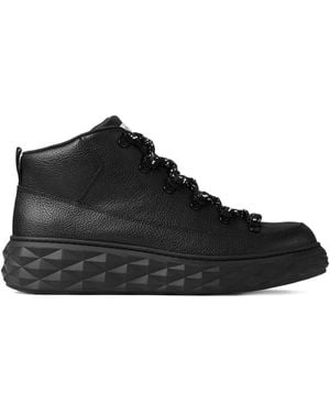 Jimmy Choo Diamond Maxi Hike Sneakers - Black
