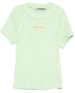 OTTOLINGER Logo-Print T-Shirt - Green