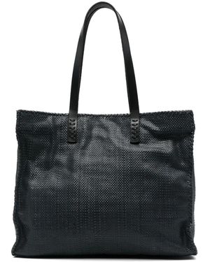Dragon Diffusion Borsa Tote A Quadri - Nero