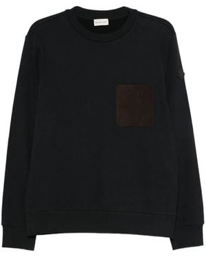 Moncler Patch-Pocket Sweatshirt - Black