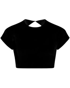 Azeeza Aura Crop Top - Black