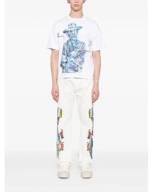 Warren Lotas Graphic-Print T-Shirt - White