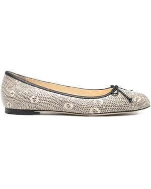 Manolo Blahnik Verallim Ballet Flats - Brown