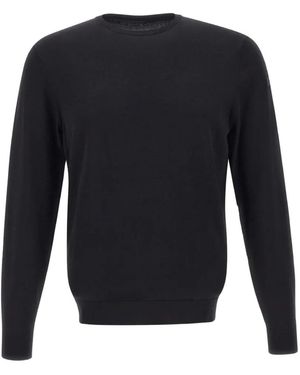 Rrd Maxell Logo-Patch Fine-Knit Top - Blue