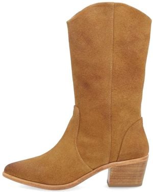 Frau Bottes En Cuir - Brown