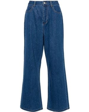 Sandro Jeans A Gamba Ampia - Blu