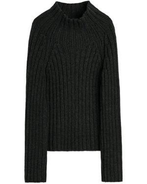 Our Legacy Block Funnel Ribbed Jumper - Black