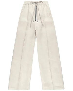 Rick Owens ドローストリング パンツ - ホワイト