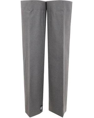 Jean Paul Gaultier Floating Legs Tailored Leg Warmers - Grey