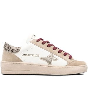 AMA BRAND Deluxe Star-motif Sneakers - Pink