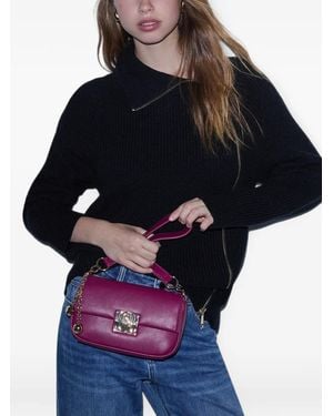 Liu Jo Small Shoulder Bag With Charm - Blue