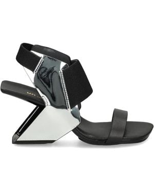 United Nude 80Mm Leather Sandals - Black