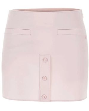 Courreges Jupe welt-pocket mini skirt - Pink
