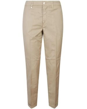 Fay Cuffed Trousers - Natural