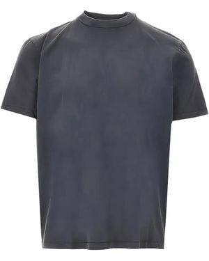Our Legacy Crainum Blossom Faded-Effect T-Shirt - Blue