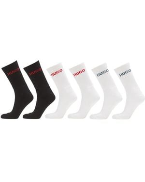 HUGO Pack De Seis Pares De Calcetines - Blanco
