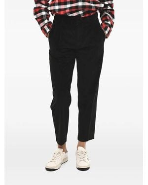 Woolrich Pleated Ribbed Pants - Black