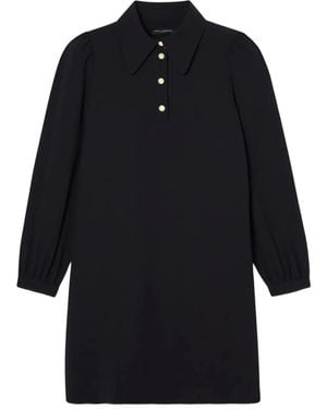 Tara Jarmon Robe Rolfo À Col Polo - Bleu
