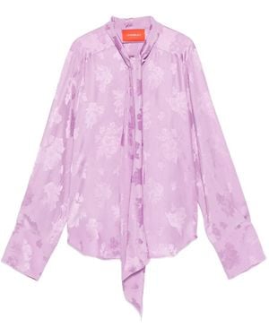 La DoubleJ Chemise À Fleurs - Rose