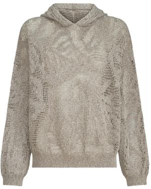 Brunello Cucinelli Long-Sleeves Jumper - Grey