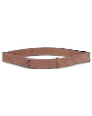 Orciani Suede Belt - White