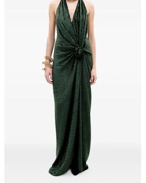 Silvia Tcherassi Torgiano Gown - Green
