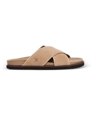 Hackett Mikonos Highcross Sandalen Mit Überkreuzten Riemen - Braun
