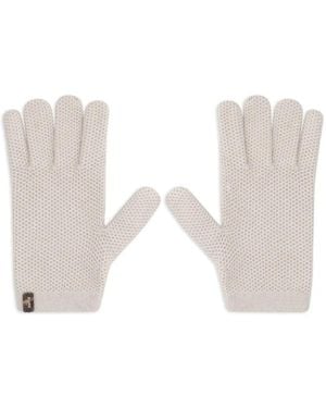 Moorer Guantes de punto - Blanco