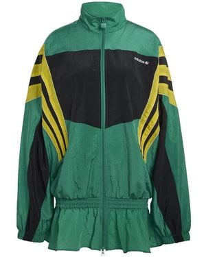adidas Striped Zip Jacket - Green