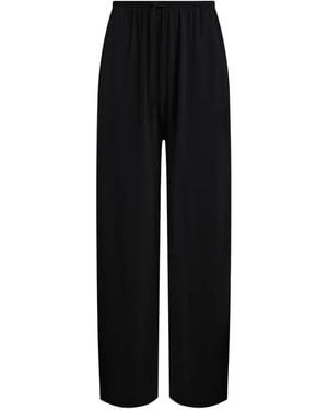12 STOREEZ Cannes Drawstring Trousers - Black