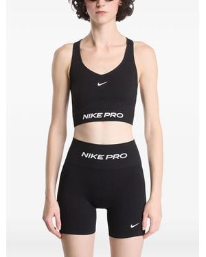 Nike Pro Cropped-Tanktop - Schwarz