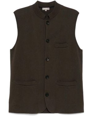 N.Peal Cashmere Penzance Gilet - Black