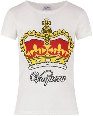 VAQUERA Printed T-Shirt - White