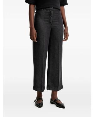 Sessun Cropped Trousers - Black