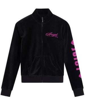 Juicy Couture Angel Textured Sweatshirt - Black
