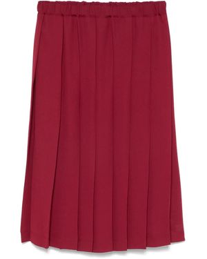 Comme des Garçons プリーツ スカート - レッド
