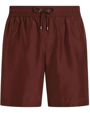 Dolce & Gabbana Zwembroek Met Trekkoord - Rood