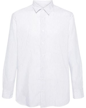 Lardini ストライプ シャツ - ホワイト