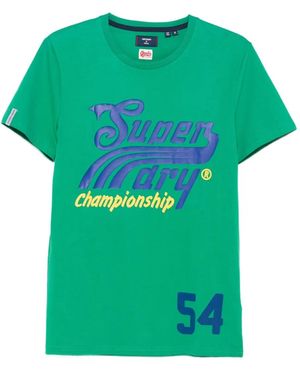 Superdry Graphic-Print T-Shirt - Green