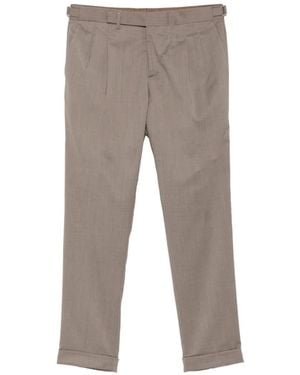 Briglia 1949 Pleated Side-Adjuster Pants - Gray