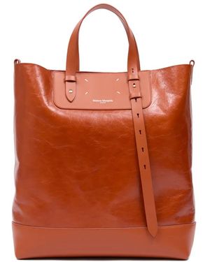Maison Margiela Shopping Vertical Tote Bag - Orange